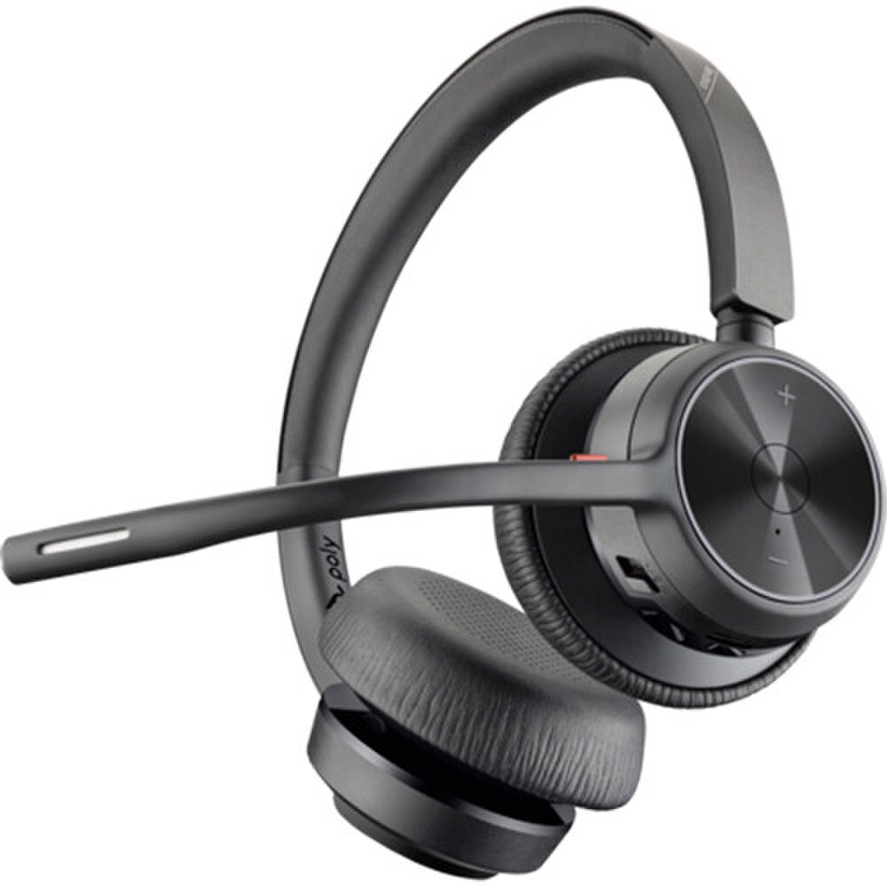 Poly Voyager 4320 USB-C Bluetooth Headset with BT700 Dongle and Charging Stand (77Z31AA, 218479-01) New 3