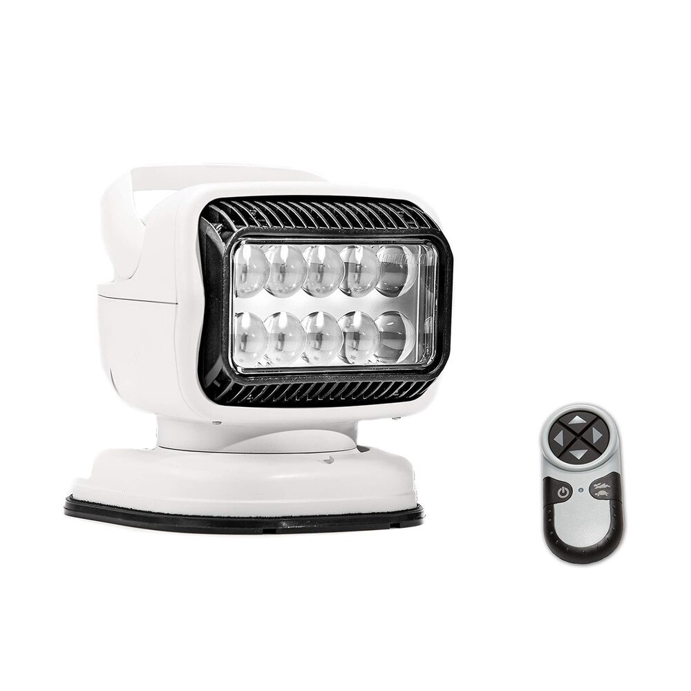Golight GT Radioray Spotlight LED with Wireless Handheld Remote and Portable Magnetic Mount Shoe - White