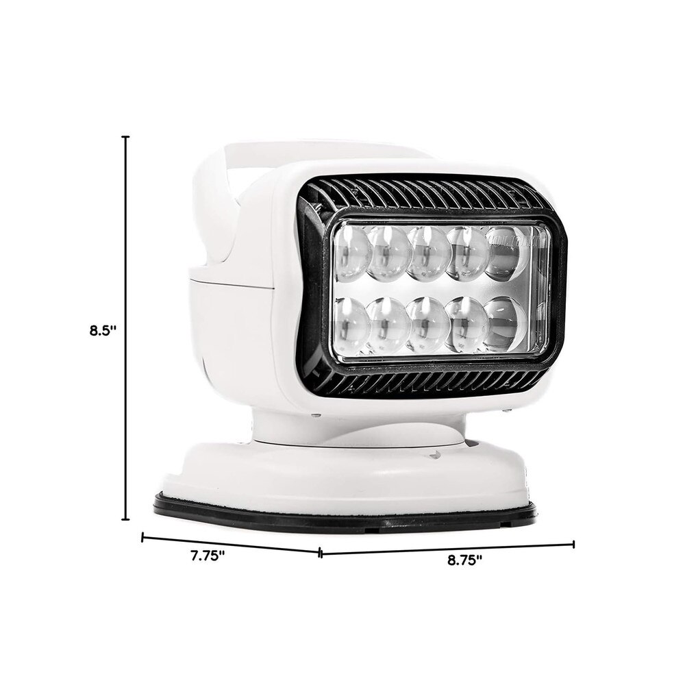 Golight GT Radioray Spotlight LED with Wireless Handheld Remote and Portable Magnetic Mount Shoe - White (79014GT) New 5