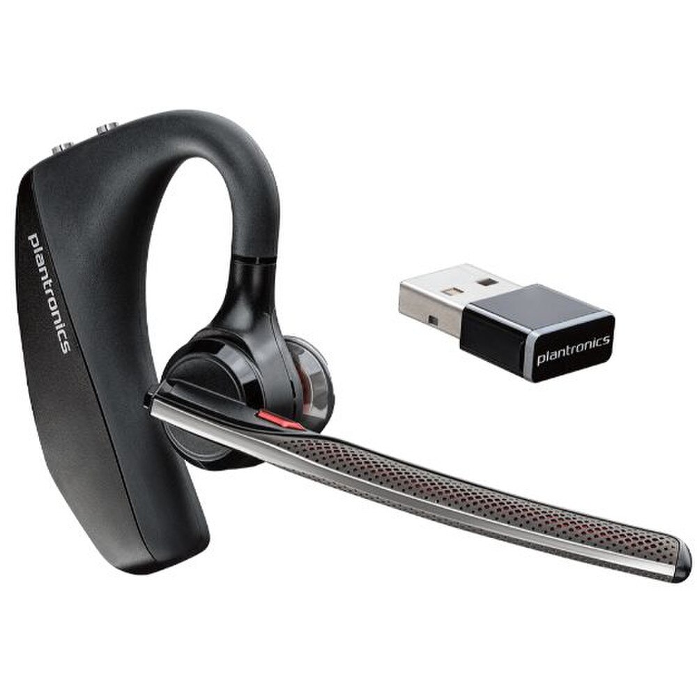HP Poly Voyager 5200 UC Bluetooth Wireless Headset with BT600 Dongle (7K2E1AA, 206110-101) New 1