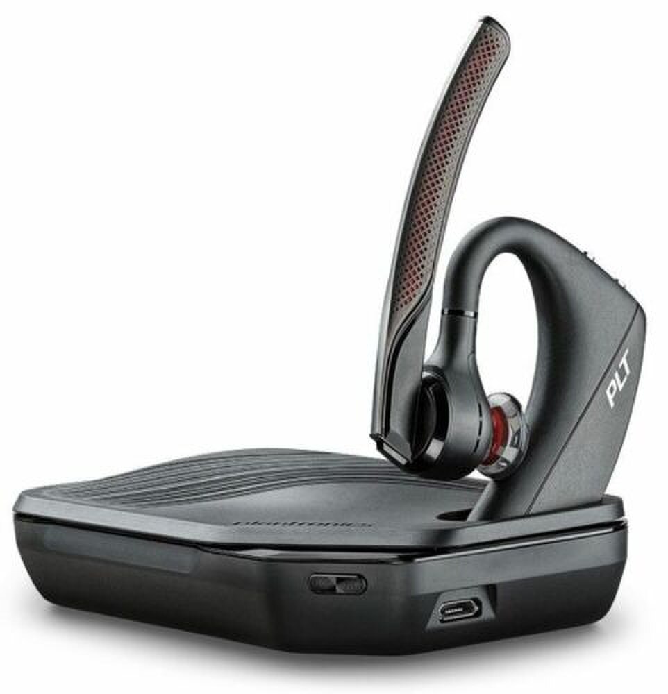 HP Poly Voyager 5200 UC Bluetooth Wireless Headset with BT600 Dongle (7K2E1AA, 206110-101) New 2