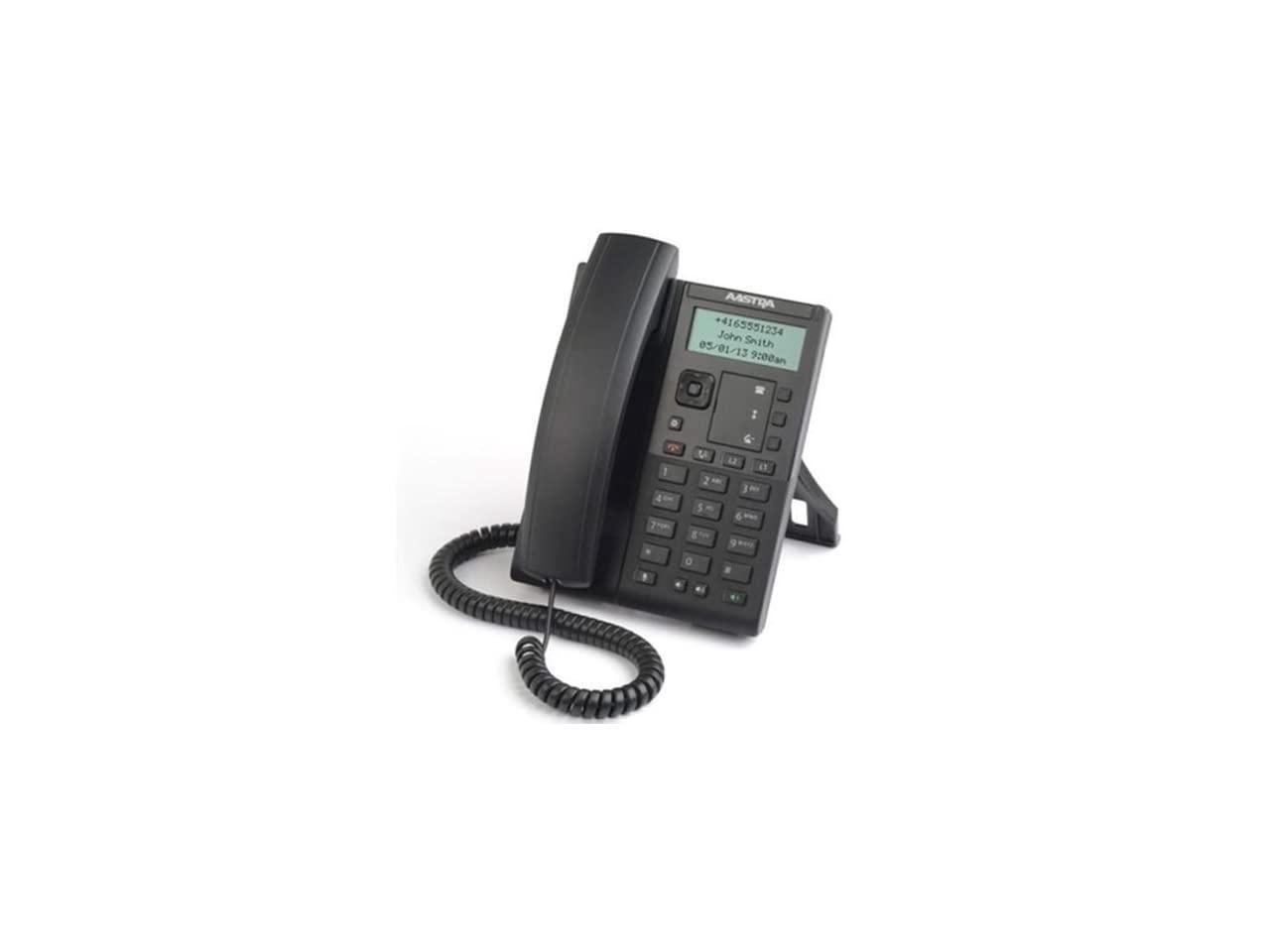 Compact Footprint Dual 100BaseT with Hardware Switch PoE 80C00005AAA-A by Aastra Aastra 6863i Entry Level SIP Phone 