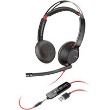 HP Poly Blackwire 5220 Stereo USB-A Headset (80R97AA) New