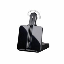 A photo of the Plantronics CS540 Wireless Headset 84693-01, which is a lightweight and sleek headset that connects to desk phones and offers hands-free operation, advanced audio technology, and noise