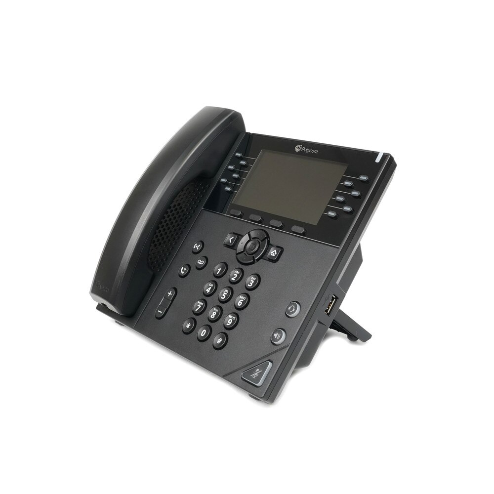 Poly VVX 450 12-Line PoE IP Phone (8B1L7AA#AC3, 2200-48840-025) New 1