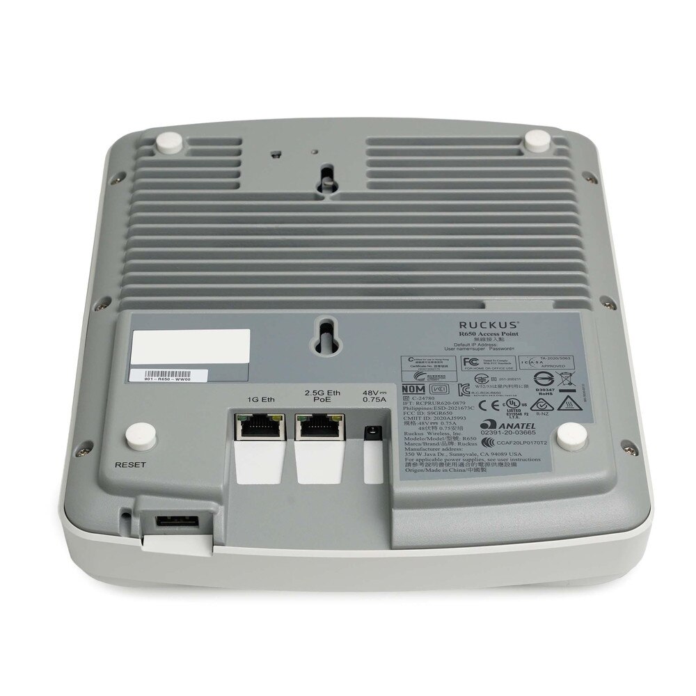 Ruckus ZoneFlex R650 Wireless Access Point Wi-Fi 6 (901-R650-WW00) Like New 4