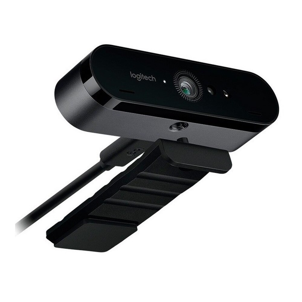Logitech BRIO 4K Ultra HD Pro Webcam (960-001106, 960-001105) | Crystal Clear Video Quality for Professional Meetings and Streaming | 4K UHD, HDR, and Autofocus Technology 4