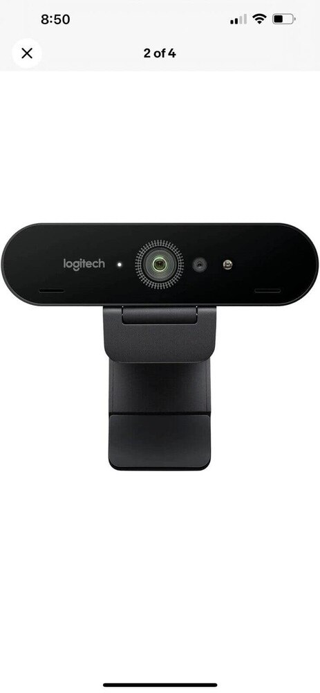 Logitech Brio 4K Pro HD Webcam (960-001106) Like New 2