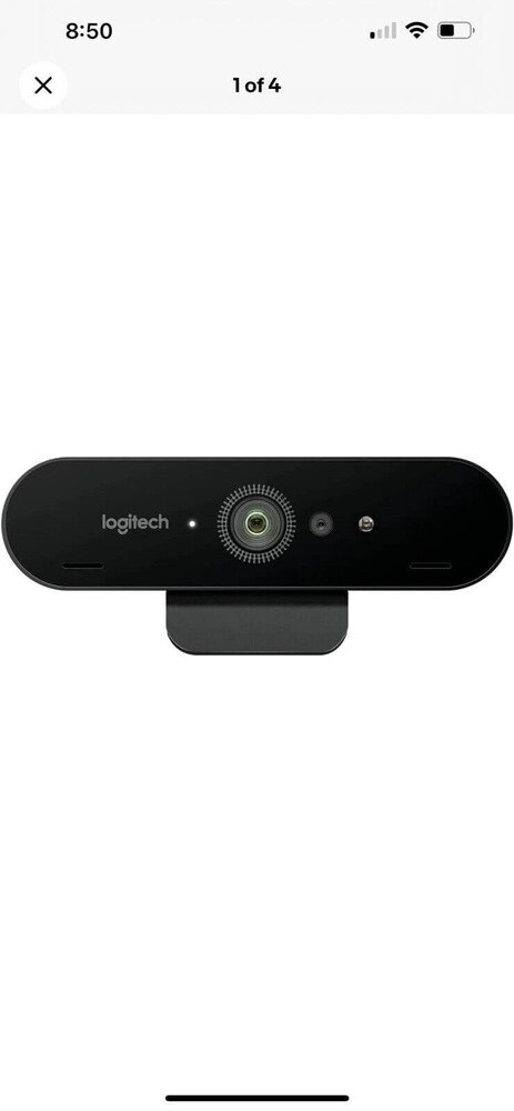 Logitech Brio 4K Pro HD Webcam (960-001106) Like New 4