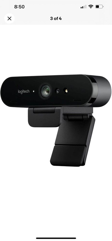 Logitech Brio 4K Pro HD Webcam (960-001106) Like New 5