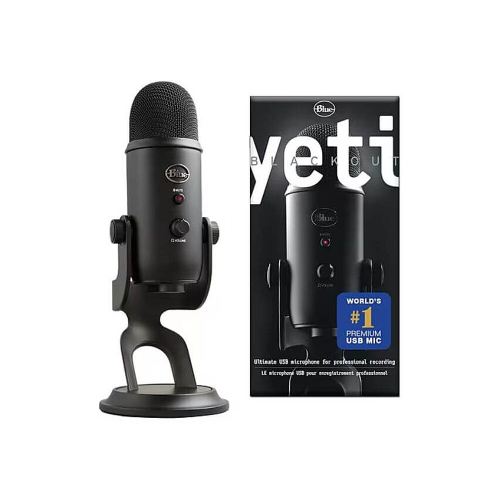 Logitech Blue Yeti USB Microphone Blackout (988-000100) New 4