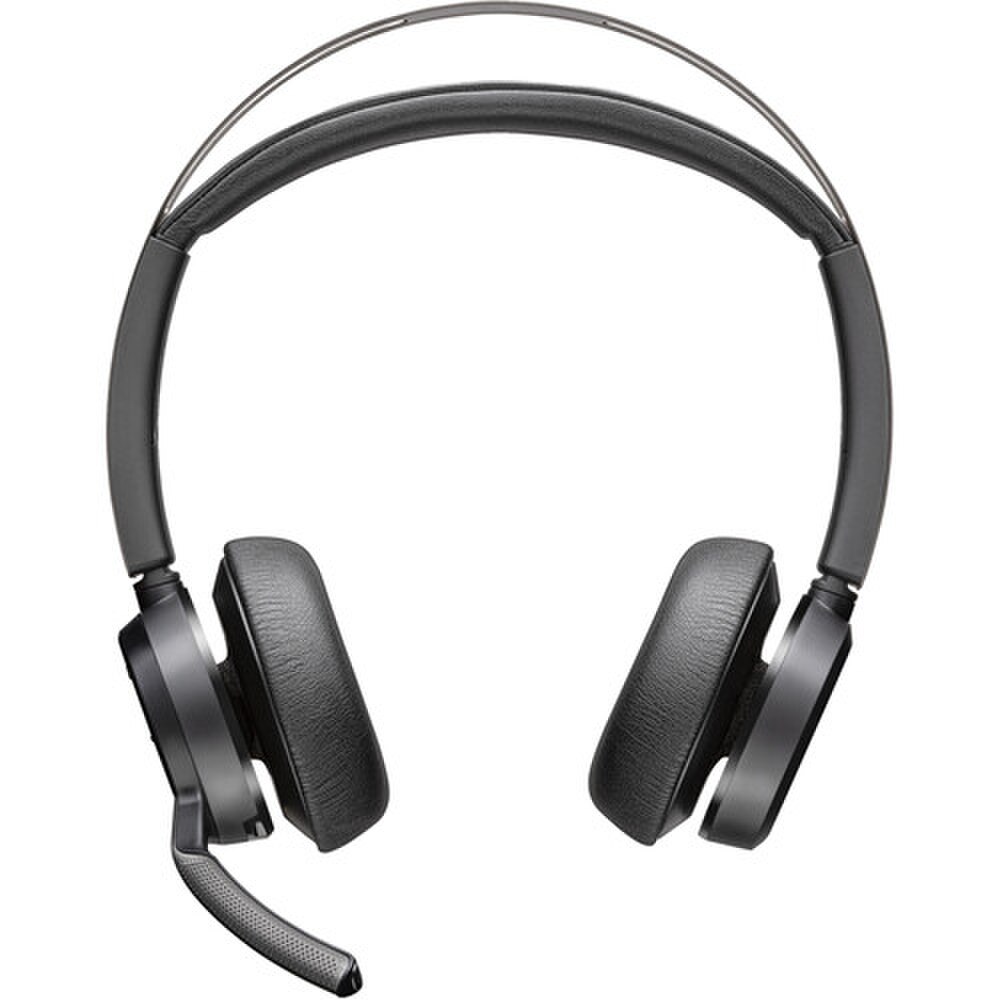 Poly Voyager Focus 2 USB-C-C Headset +USB-C/A Adapter with Charging Stand (9T9J5AA#AC3, 213727-01,77Y86AA) New 2
