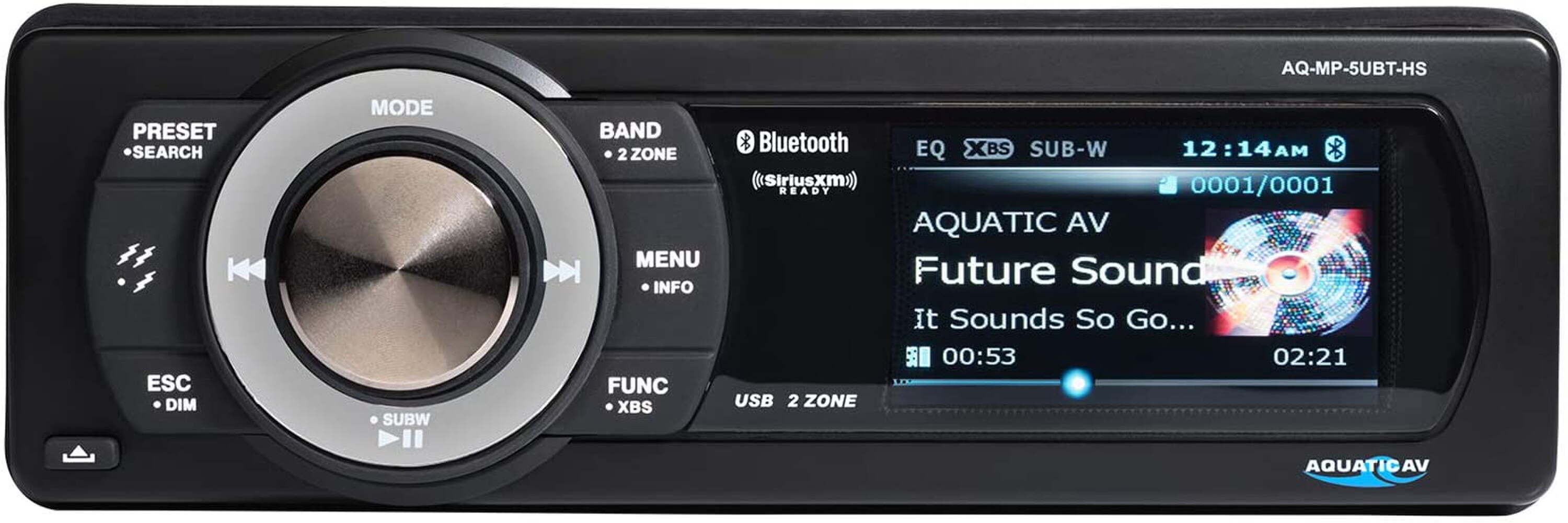 Aquatic SiriusXM Harley-Davidson Stereo (AQ-MP-5UBT-HS ) Like New 1