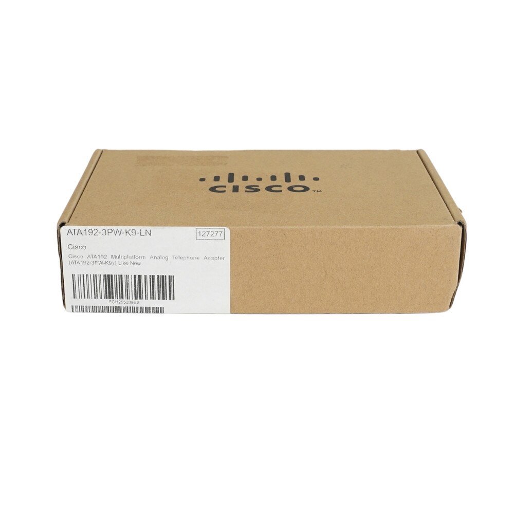 Cisco ATA192 Multiplatform Analog Telephone Adapter (ATA1923PWK9