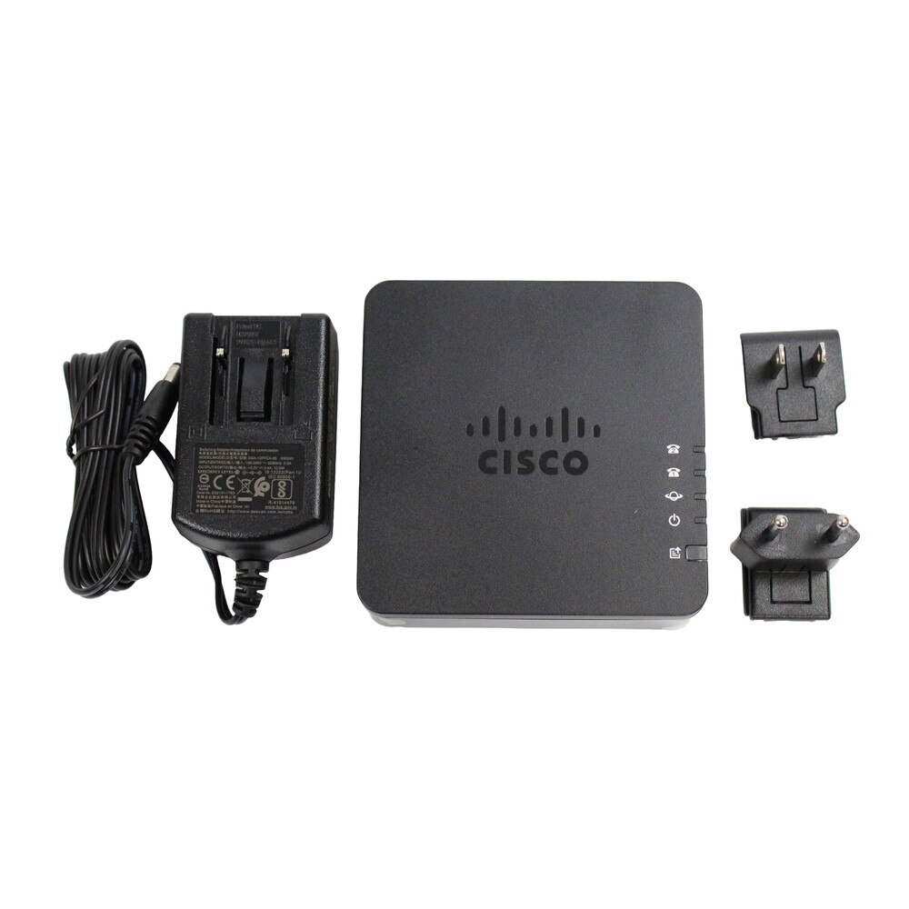 Cisco ATA 192 Multiplatform Analog Telephone Adapter (ATA192-3PW-K9) New 3