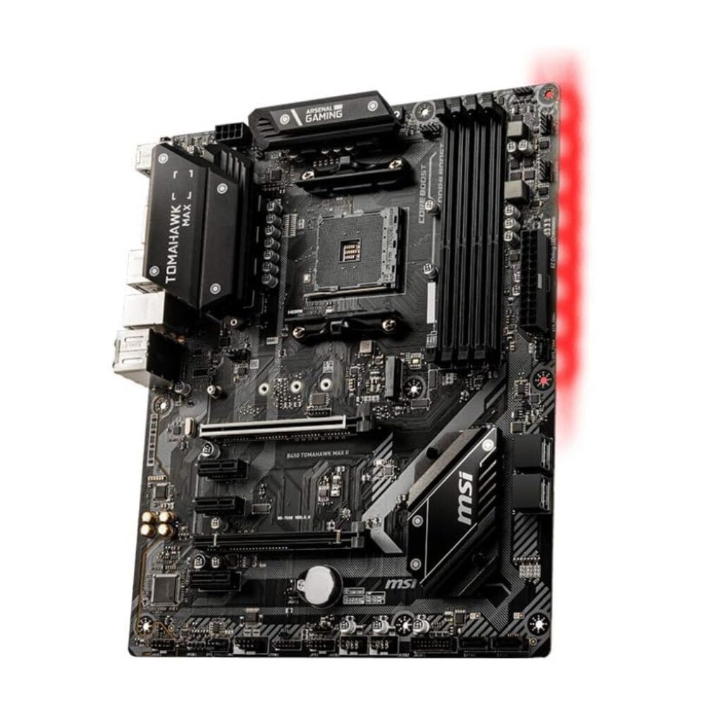 MSI B450 Tomahawk MAX II Motherboard | AM4 Socket, DDR4, M.2 Support | New 3