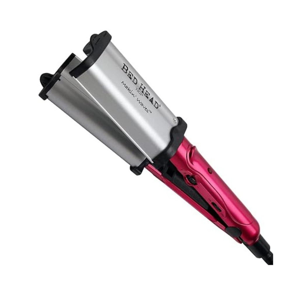 Bed Head Makin' Waves Tourmaline Ceramic 'S' Hair Waver (BH330) creating beachy waves on long hair