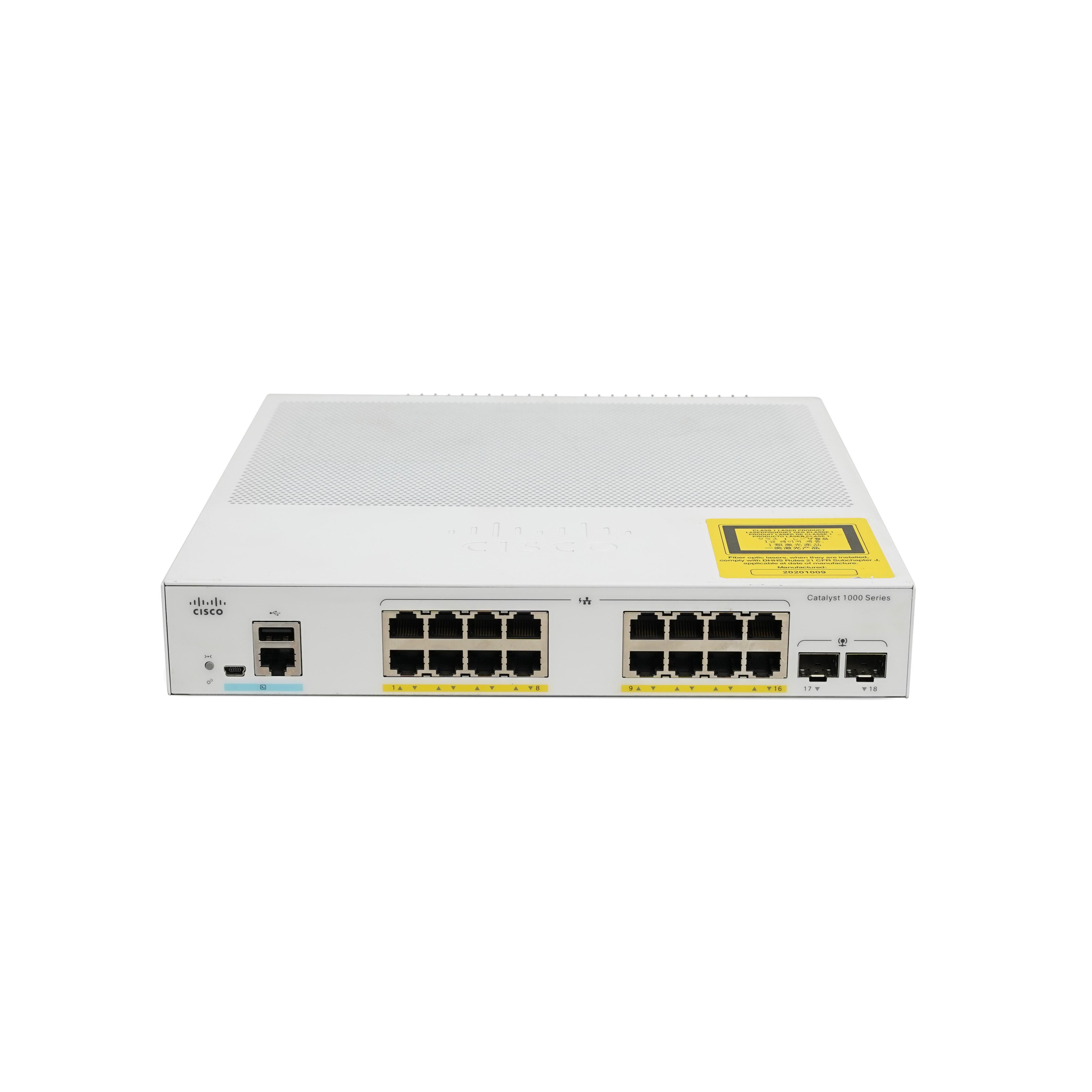 Cisco Catalyst C1000-16P-2G-L 16-Port PoE Ethernet Managed Network