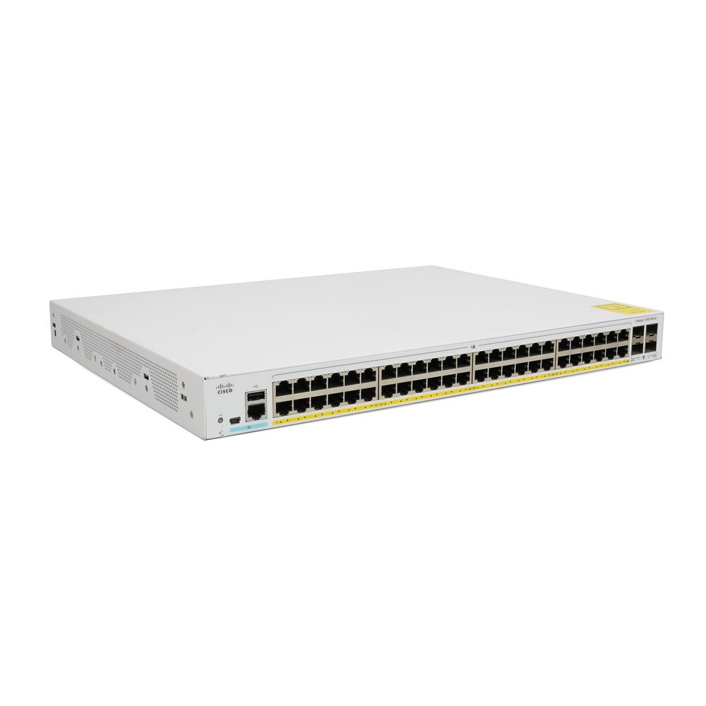 Cisco Catalyst C1000-48P-4G-L-RF 48-Port Gigabit PoE+ Managed Network Switch Refresh 3