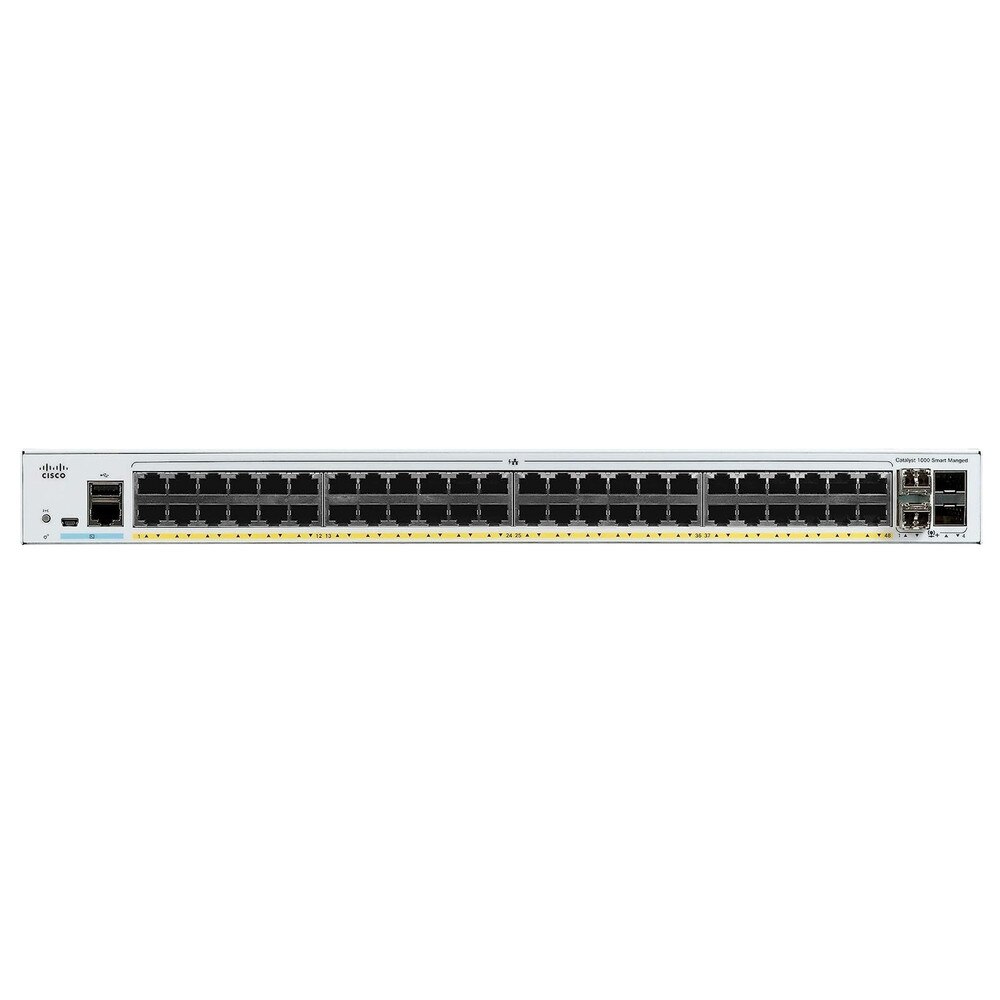 Cisco Catalyst C1000-48P-4X-L 48-Port Ethernet Managed Switch Refresh 2