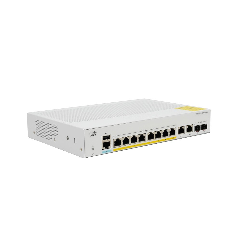 Cisco Catalyst C1000-8FP-E-2G-L-RF 8-Port 2 Gigabit PoE+ Managed Network Switch Refresh 1