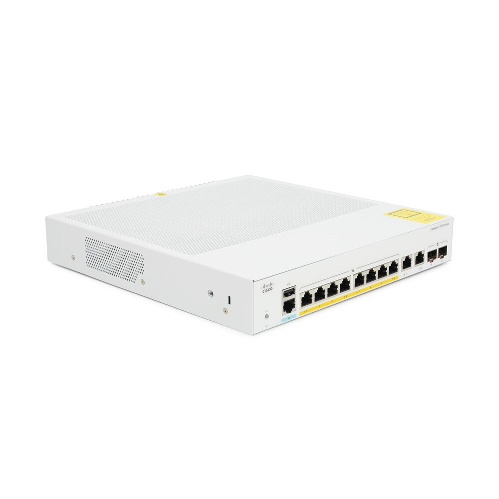 Cisco Catalyst C1000-8P-2G-L 8-Port Gigabit Ethernet PoE+ Managed Switch New 2