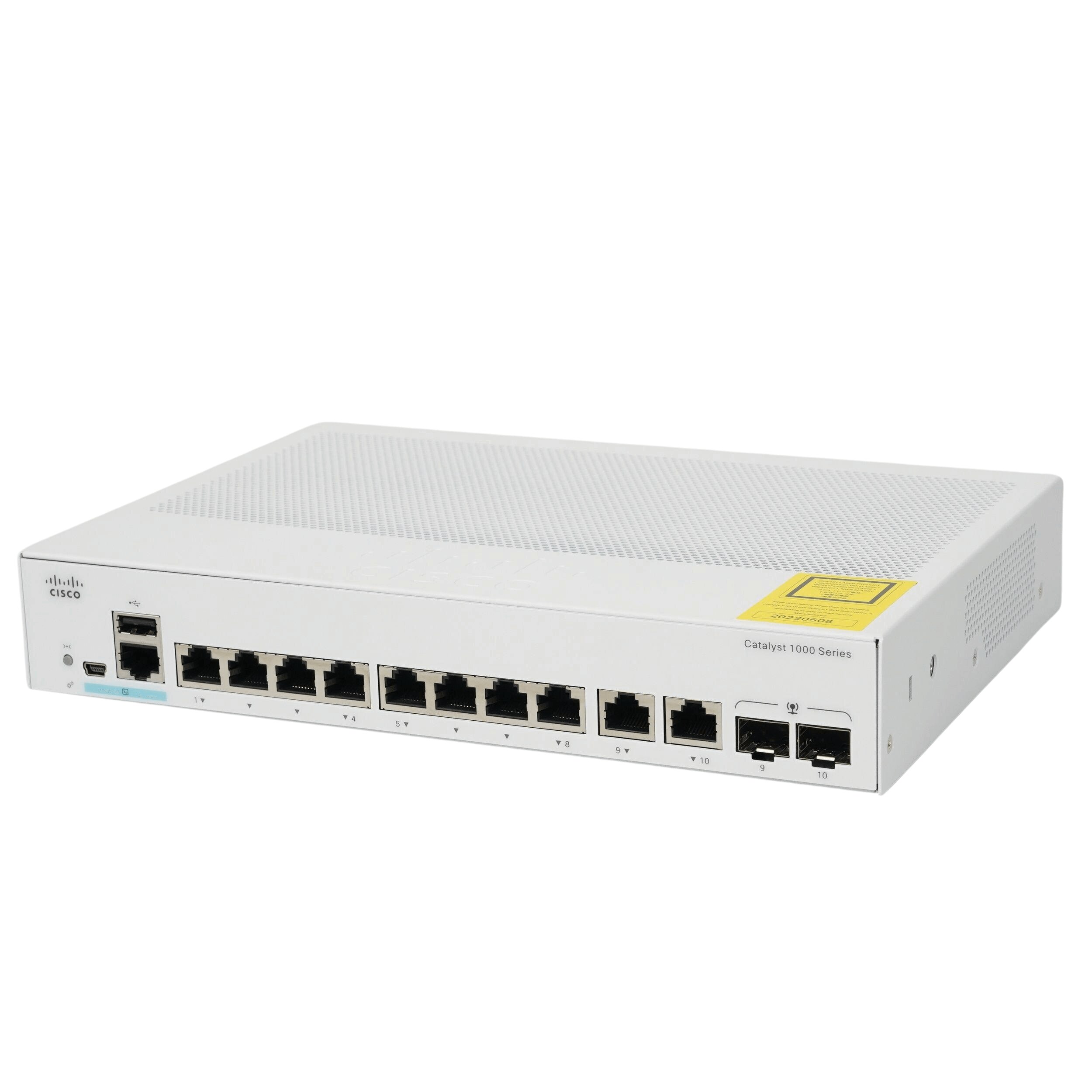 Cisco Catalyst C1000-8T-2G-L 8-Port Gigabit Managed Network Switch
