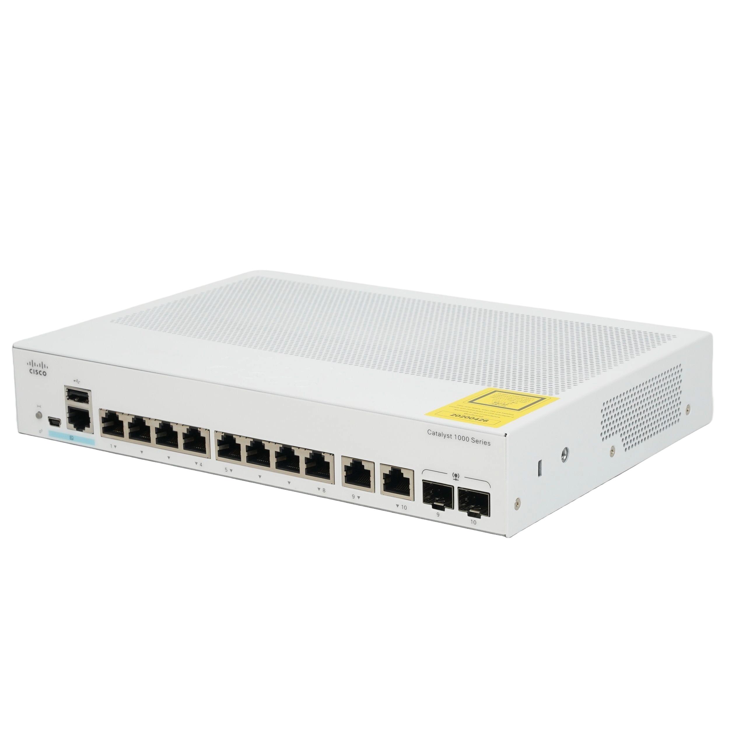 Cisco Catalyst C1000-8T-2G-L 8-Port Gigabit Managed Network Switch