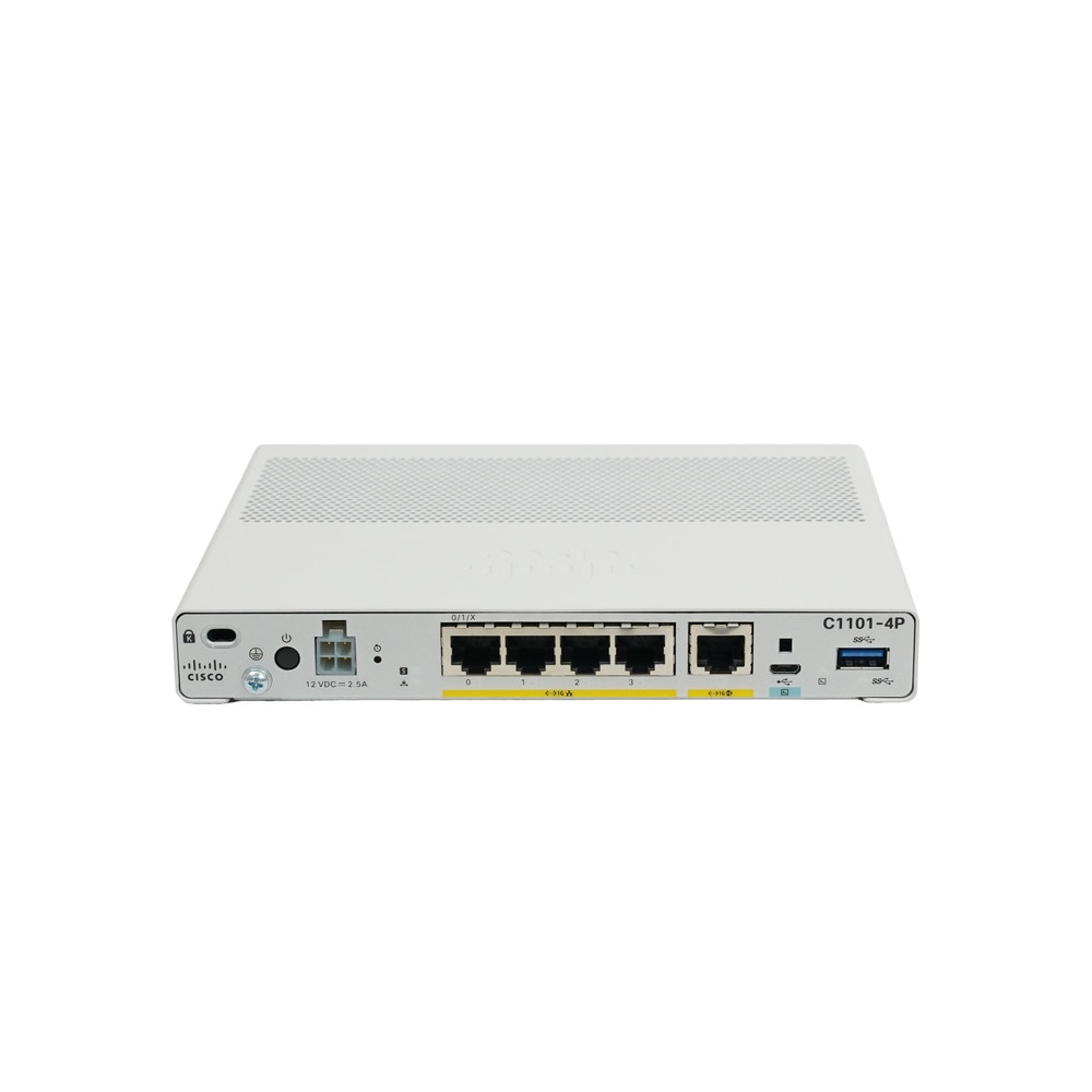 Cisco C1101-4P Integrated Services Router with 4 Gigabit Ethernet Ports Refresh 2