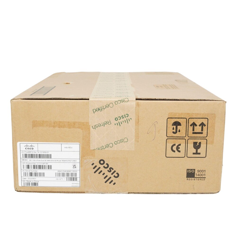 Cisco C1111-4P Integrated Services Router with 4 Gigabit Ethernet Ports Refresh 5