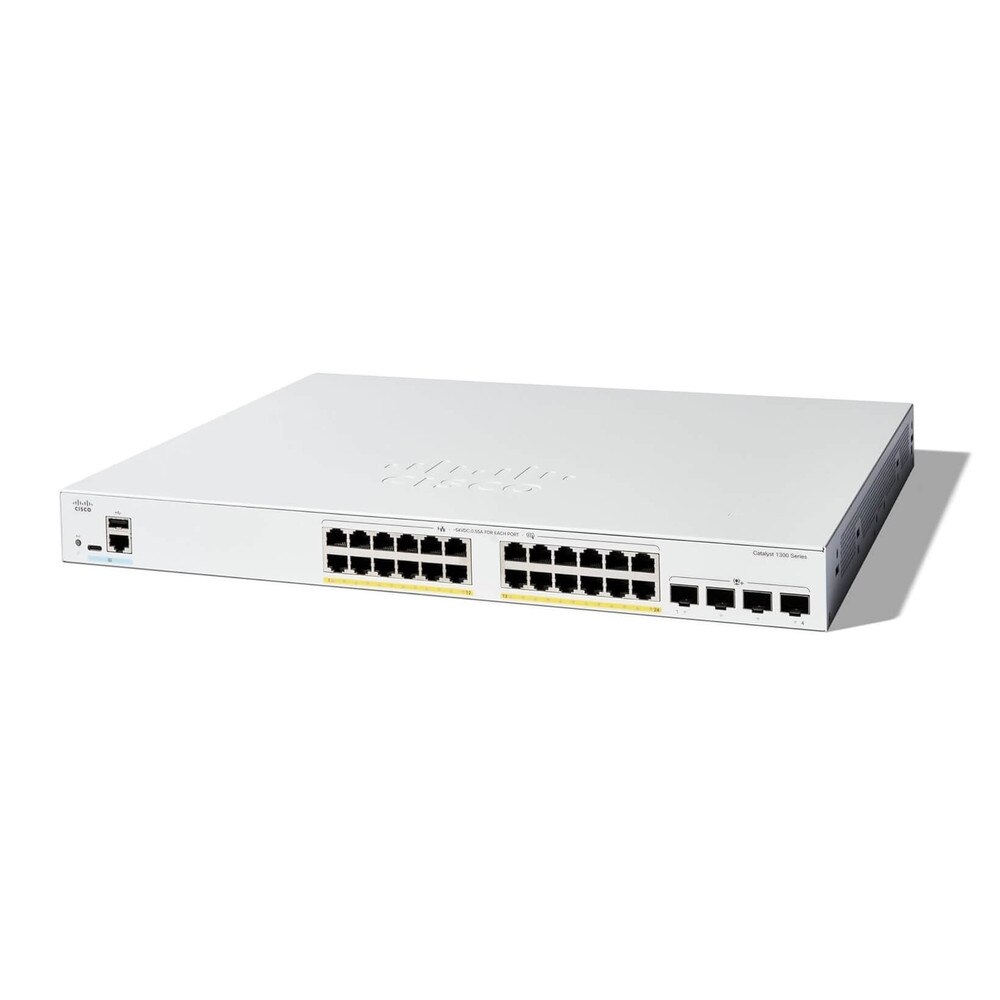 Cisco Catalyst C1300-24FP-4X 24-Port Gigabit PoE+ Managed Network Switch Refresh 1