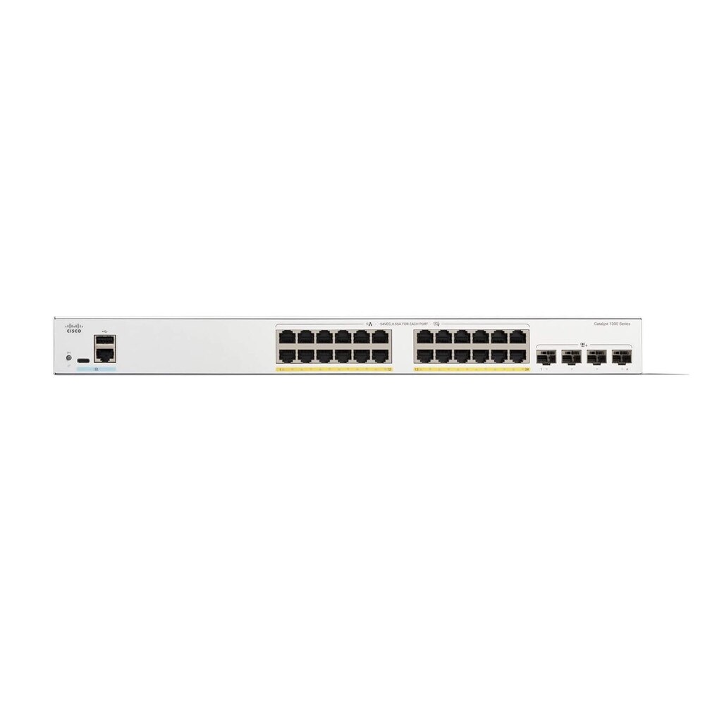 Cisco Catalyst C1300-24FP-4X 24-Port Gigabit PoE+ Managed Network Switch Refresh 2