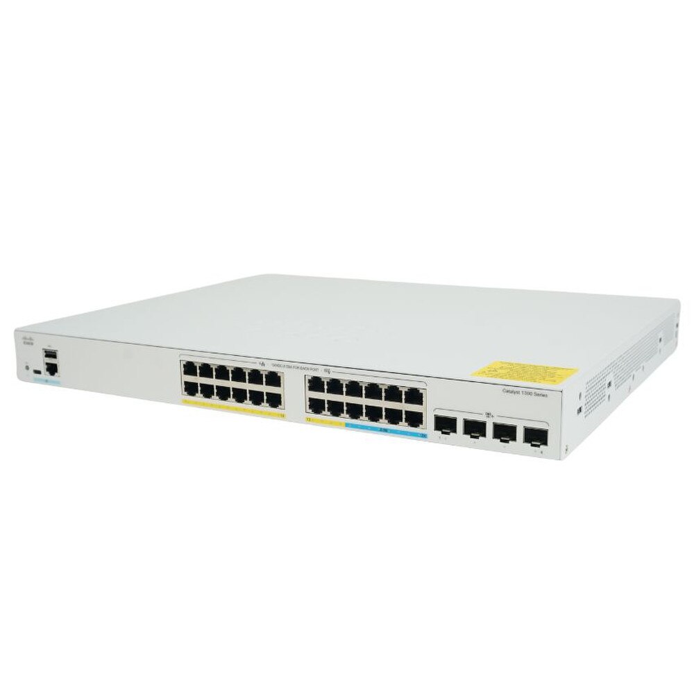 Cisco Catalyst C1300‑24MGP‑4X 24‑Port Multi‑Gig PoE+ Managed Network Switch  | Refresh, image size:1000x1000