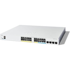 Front view of Cisco Catalyst 1300-24MGP-4X Managed Switch featuring 24 Gigabit ports and 4 high-speed 10G uplink ports.