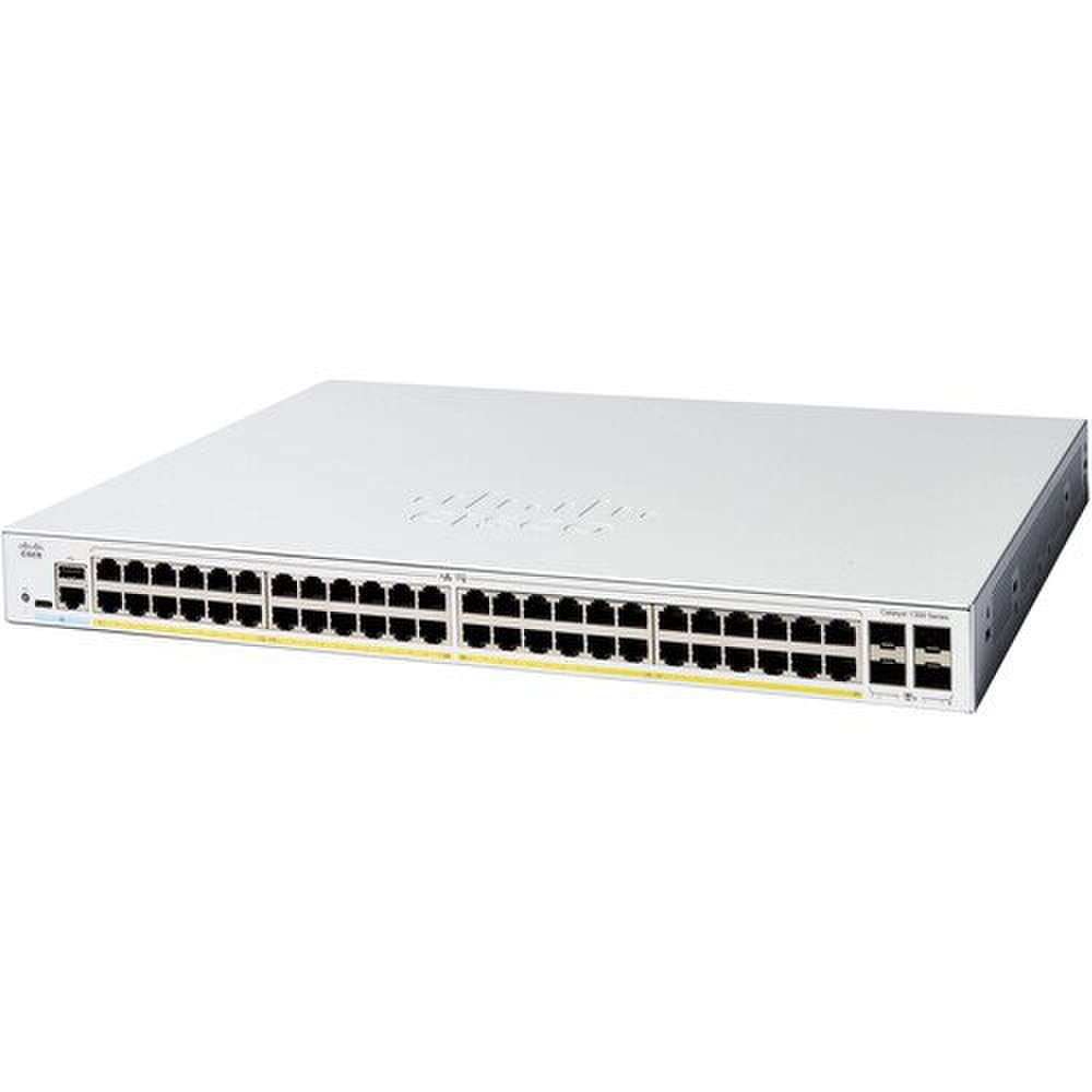 Cisco Catalyst C1300-48FP-4X 48-Port Gigabit PoE+ Managed Network Switch Refresh 1