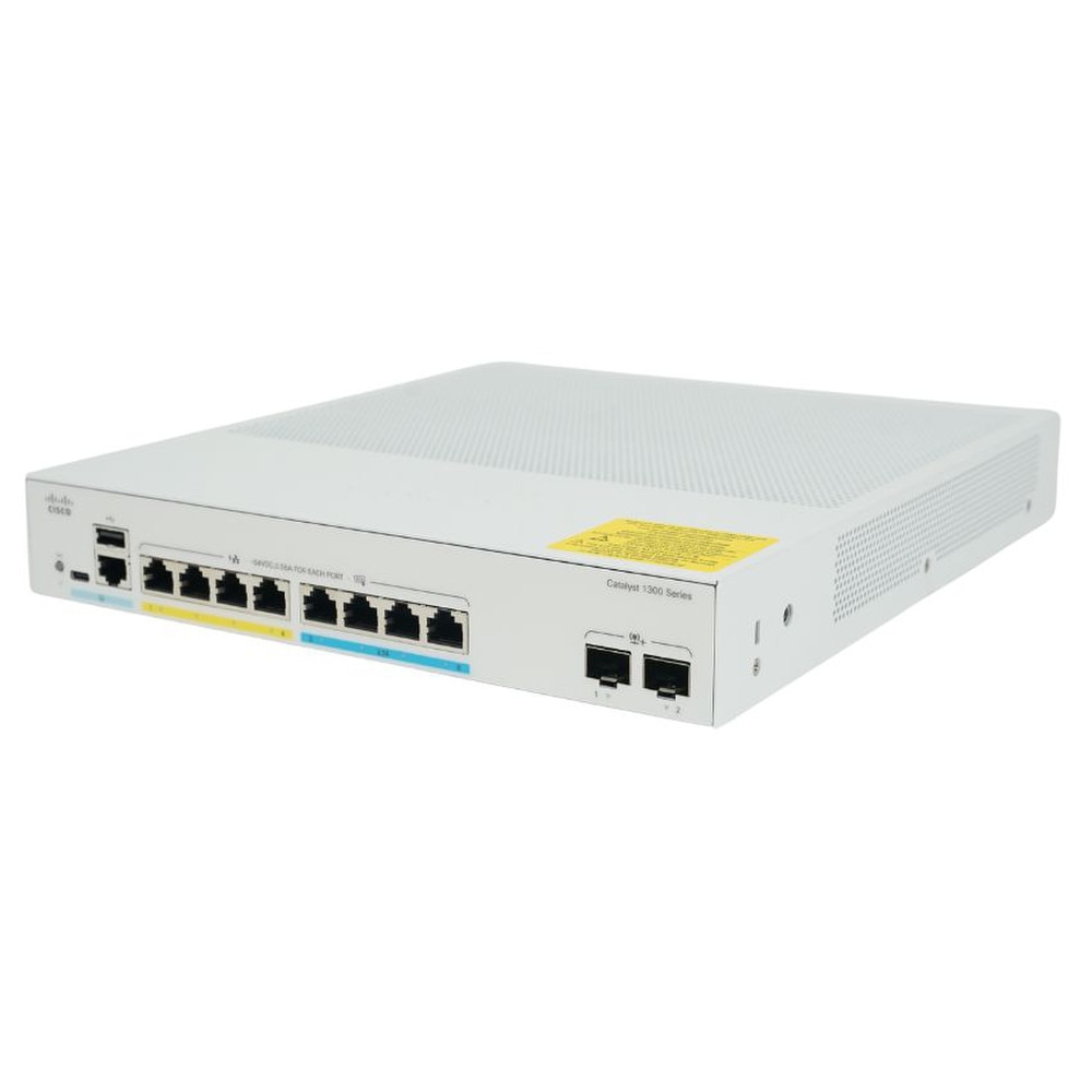 Cisco Catalyst C1300-8MGP-2X 8-Port Multi-Gig PoE+ Managed Network Switch New 1