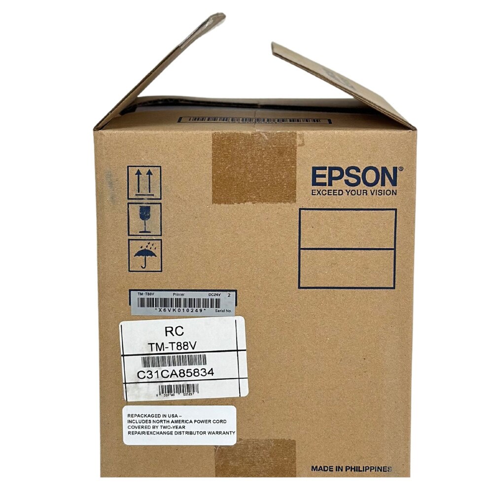 Epson TM-T88V Direct Thermal Receipt Printer (C31CA85834) | New 12