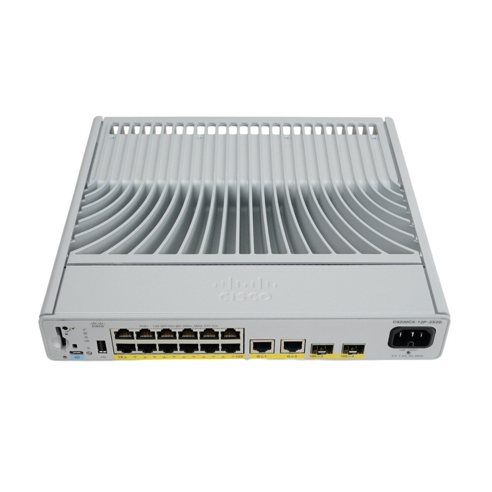 Cisco Catalyst 9200CX-12P-2X2G-E 12-Port PoE+ Compact Switch with Network Essentials | Like New 3