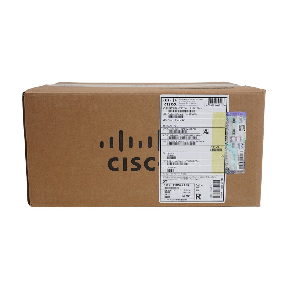 Cisco Catalyst 9200CX-12P-2X2G-E 12-Port PoE+ Compact Switch with Network Essentials | Like New 8
