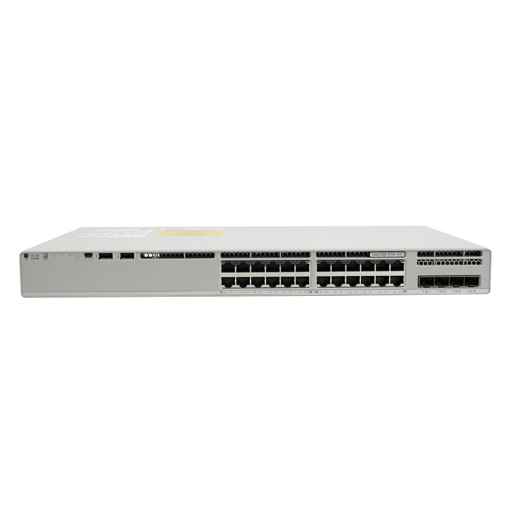 Cisco Catalyst 9200L-24P-4G-A 24-Port Gigabit PoE+ Switch with Network Advantage New 2