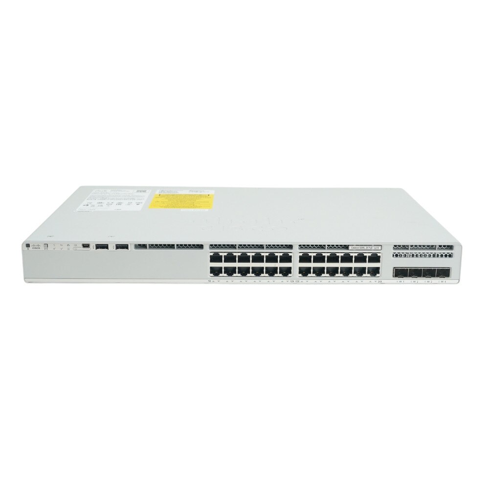 Cisco Catalyst 9200L-24P-4G-A 24-Port Gigabit PoE+ Switch with Network Advantage Excess 3
