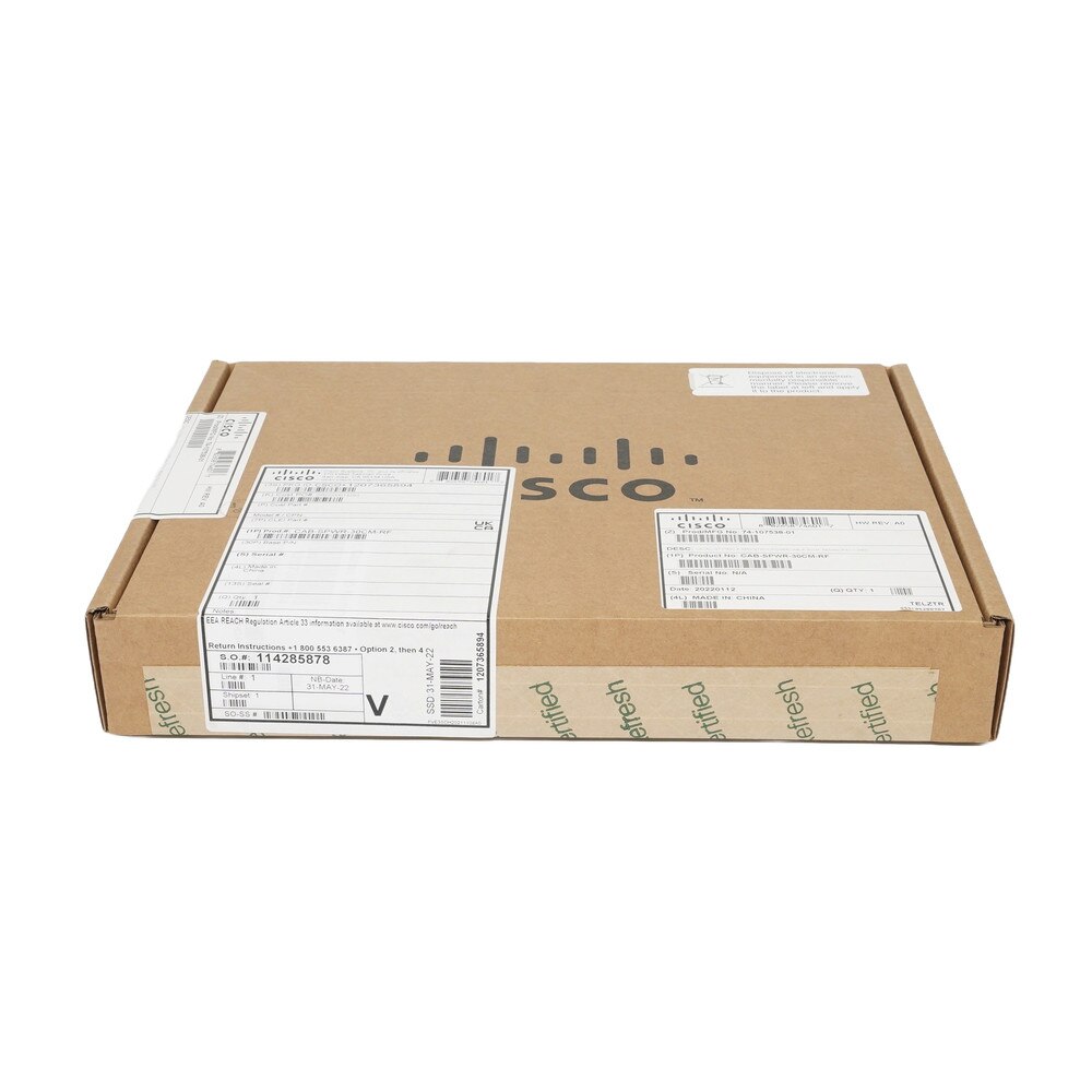Cisco Catalyst Stack Power Cable 30 CM (CAB-SPWR-30CM-RF) Refresh 5
