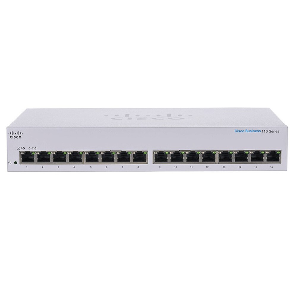 Cisco CBS110-16PP 16-Port Unmanaged Switch (NA) Refresh 2