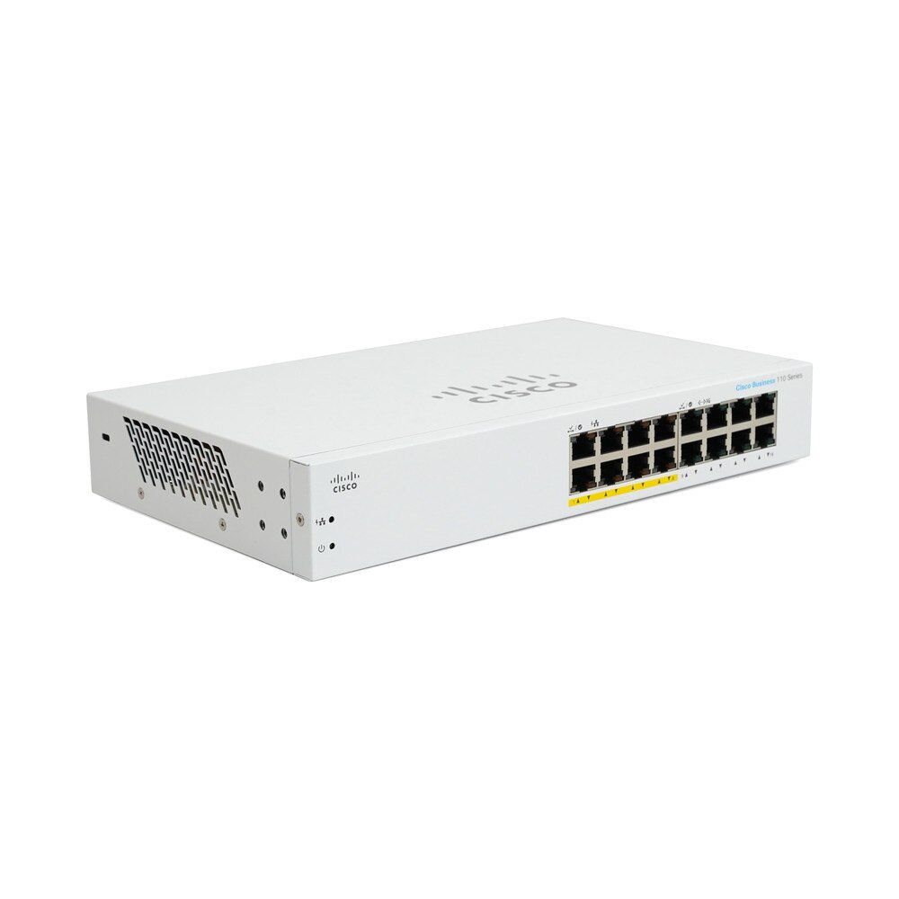 Cisco CBS110-16PP 16-Port Unmanaged Switch (NA) Refresh 3