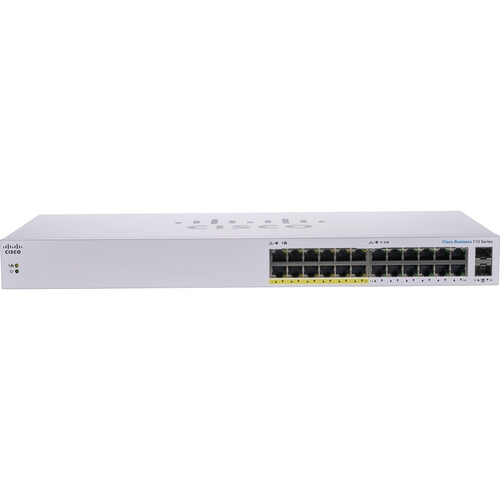 Cisco CBS110-24PP 24-Port Unmanaged Switch (NA) | Refresh