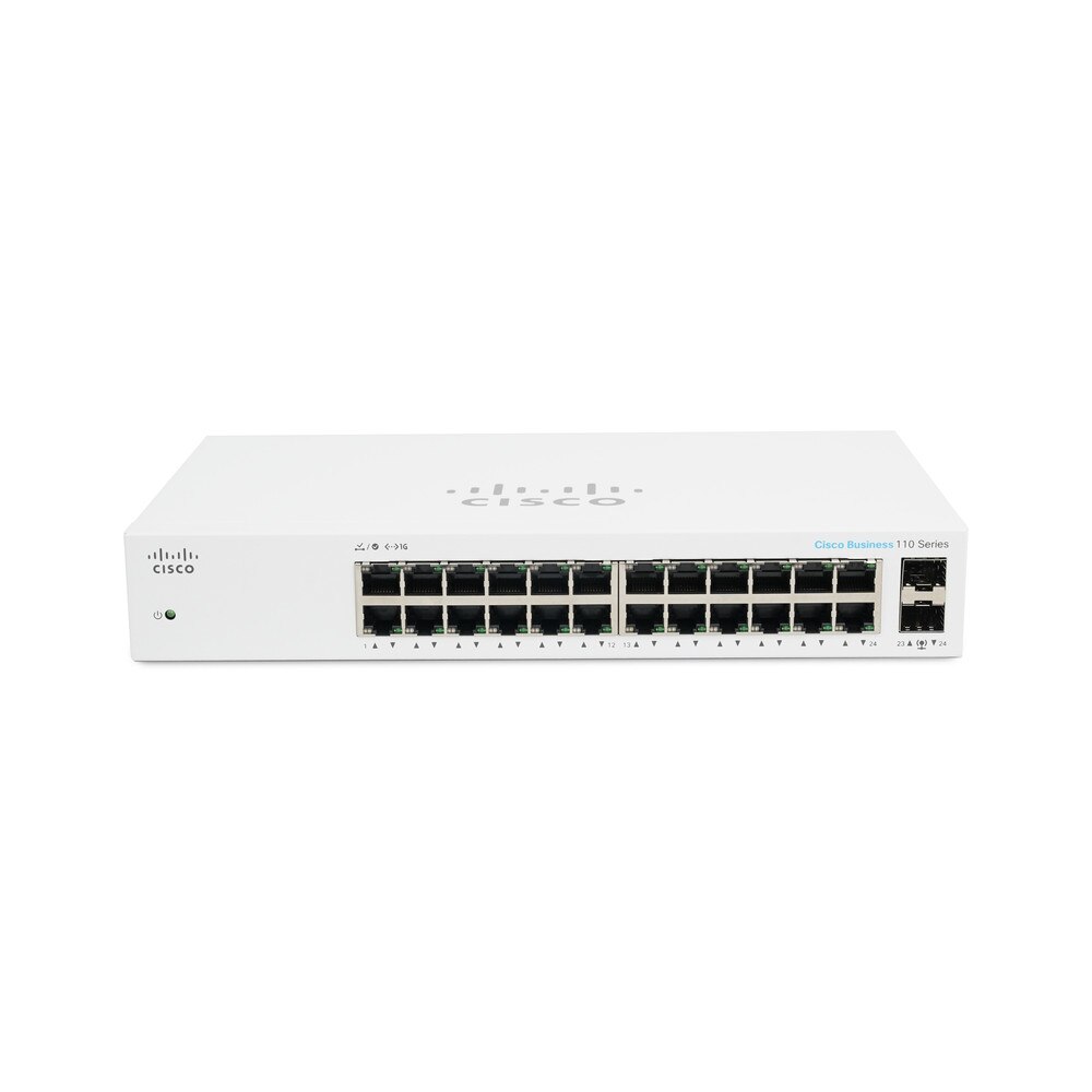 Cisco CBS110-24T 24-Port Gigabit Ethernet Switch with 2 Gigabit SFP (NA) Refresh 2
