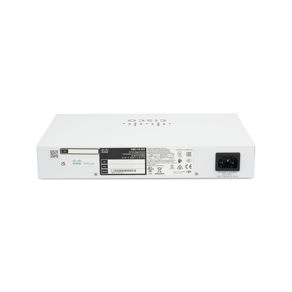 Cisco CBS110-24T 24-Port Gigabit Ethernet Switch with 2 Gigabit SFP (NA) Refresh 4
