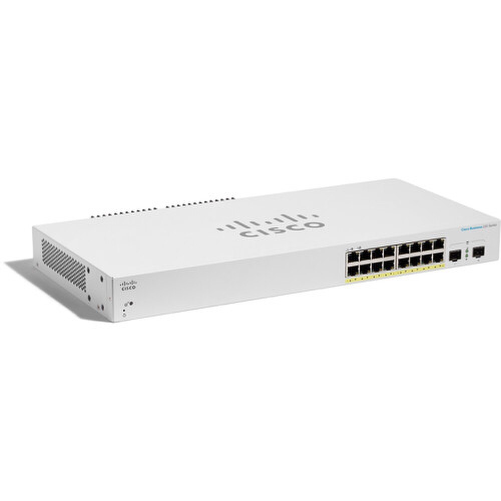 Cisco CBS220-16P-2G 16-Port Gigabit PoE Managed Network Switch with SFP (NA) Refresh 2