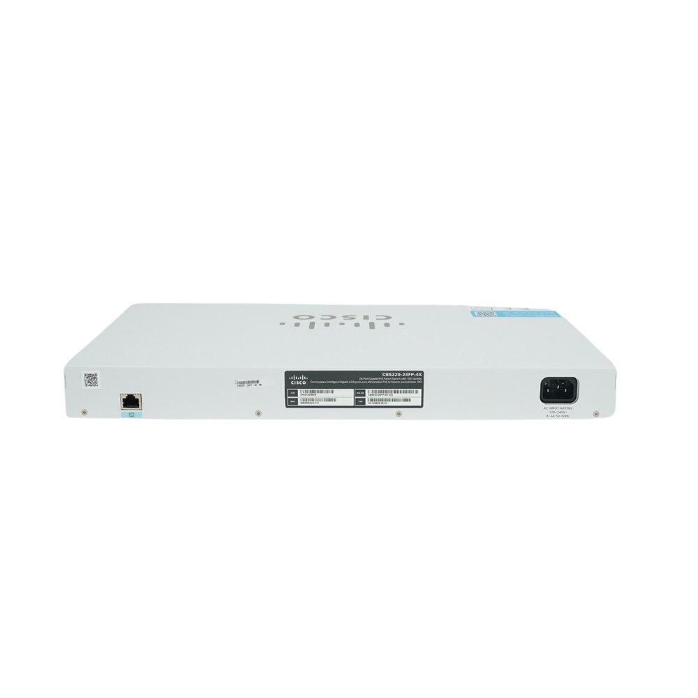 Cisco CBS220-24FP-4X 24-Port Gigabit PoE+ Managed Network Switch with SFP+ (NA) Refresh 2