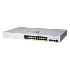 Cisco CBS220-24P-4G 24-Port Gigabit PoE+ Managed Network Switch with SFP (NA) Refresh 1